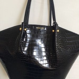 Rachel Zoe Vegan Croco Shoulder Bag
